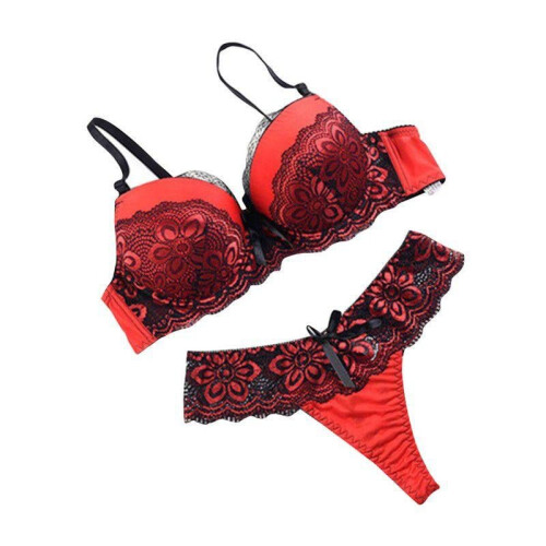 Push Up Bra Sets Sexy Lace Women High Quality Bra Brief Sets French  Romantic Intimate Underwear Panty Set on OnBuy