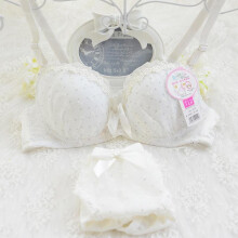 Bra Set A/B Cup 4 Solid Color Lace Girl Underwear spot Women Lingerie Lady Bra+panties Underwire Push Up B118