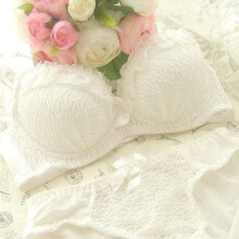 Cotton Push Up Solid Underwear Women Bras Sexy Bra Set Women Lingerie Chiffon Ruffle Push-up Lace Panties Sets