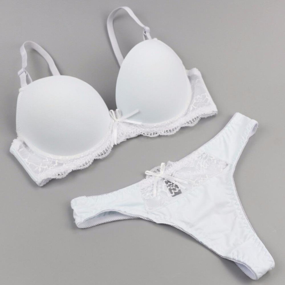 Women Underwear Solid Vs Bra Thong Sets Sexy Lingerie Suit Lace Bra And Panties Female Push Up Bra Set Plus Size-image-OPC-P52NBXJ-NEW