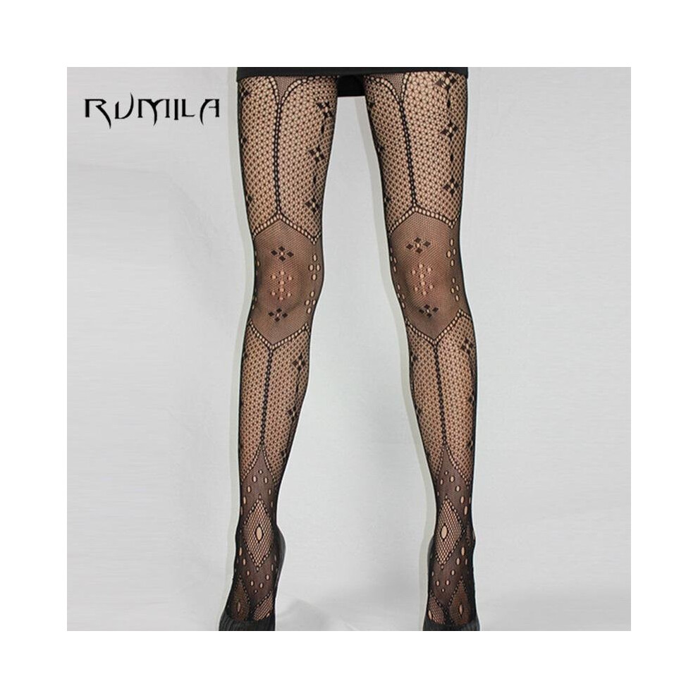 Black Fashion Womens Lady Girls Sexy Fishnet Pattern Jacquard Stockings Pantyhose Tights Skull Woman 1Pcs Dww35