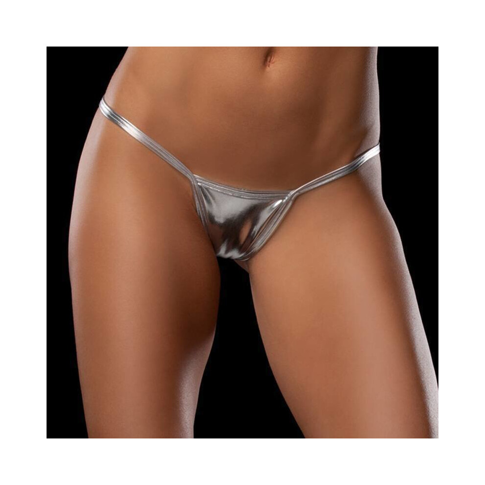 Black Women Thongs And G Strings Faux Leather Panties T Thong Pants String Sexy Underwear G String Panties With Ring Sex Products