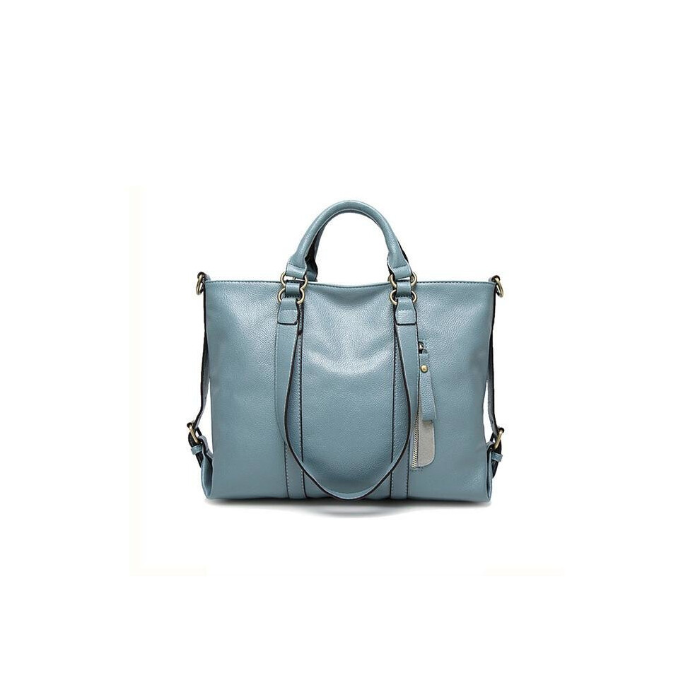 Herald Fashion Women Lichee Tote Bag Pu Messenger Bag Dual Side Buckle Belt  decoration Handbag Fashion Ladies Shoulder Bag-image-OPC-P52NCTT-NEW