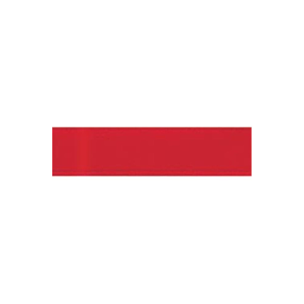 Offray 1017-250 Single Face Satin Ribbon 1-1-2 in. Wide 12 Feet-Red