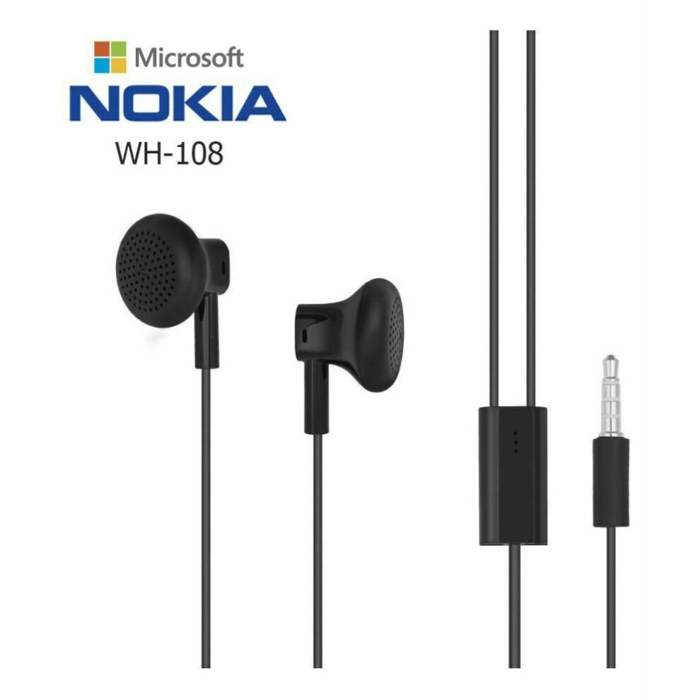 Genuine Original Nokia WH-108 In-Ear Headset For Nokia 5810 C3-00 Asha