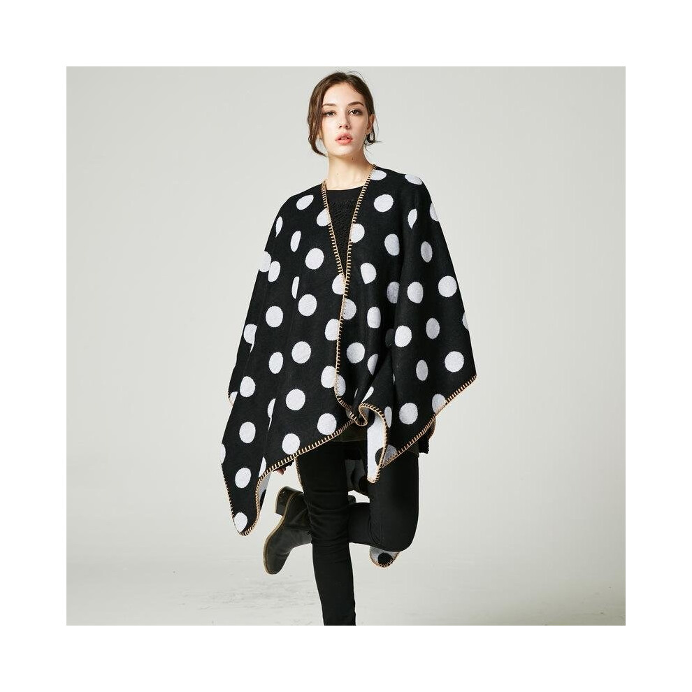 brand 2017 cashmere scarf women winter ponchos and capes knit thick warm blanket oversize female pashmina lady coat-image-OPC-P52NKHD-NEW