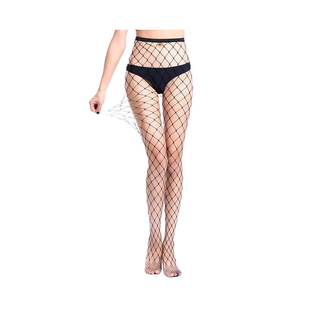 Black Hot Selling Women\'S Long Sexy Fishnet Stockings Elastic Pantyhose Mesh Stockings Lingerie Skin Thigh High Stocking Ww24