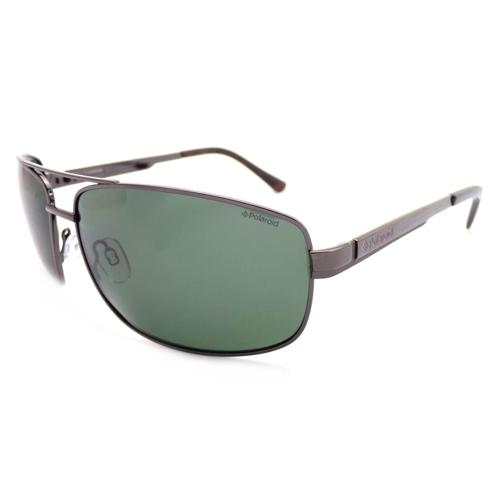 (Black Chrome KIH) POLAROID Men's Metal Polarized Sunglasses P4314
