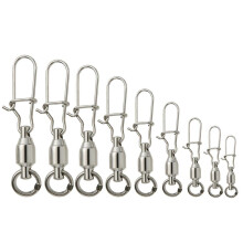 20PC Stainless Steel Fishing Tools Bearing Ring To Enhance The Needle Ring Connector Speed Ring #0~#8 #EW