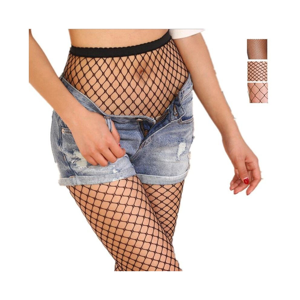 Black 20D Fishnet Tights,Small Middle Big Mesh Fishnet Sexy Pantyhose Anti-Hook Nylon Stockings Pantyhose Visnet Panty