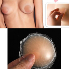 Cubiertas para pezones sin tirantes, autoadhesivas, de silicona reutilizables para senos y realce en sujetadores adhesivos invisibles