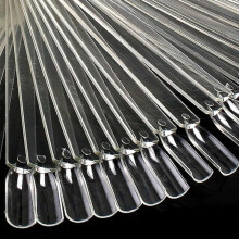 50 Pieces Fan Wheel Polish Practice Tip Sticks Design Decor Set False Display Nail Art Tools