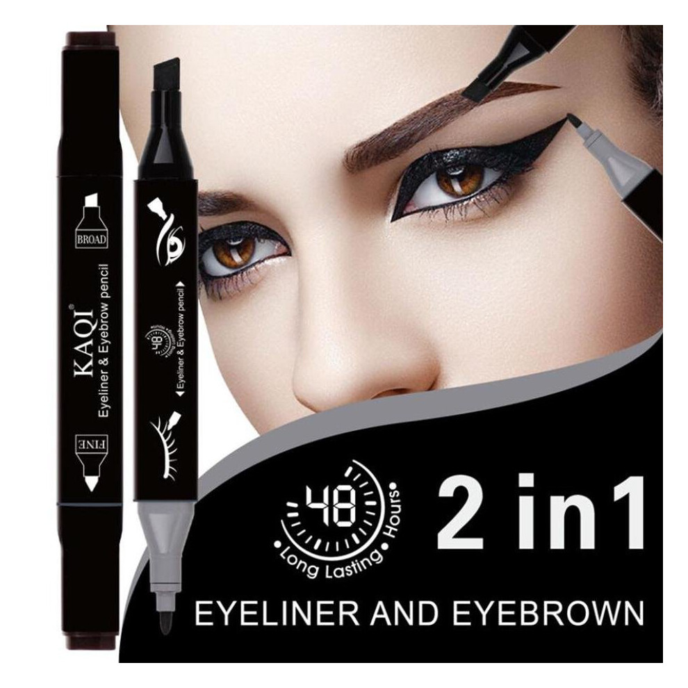 New Waterproof Eyeliner Easy to Makeup Vamp Stamp Cat Eye Wing Eyeliner Stamp Tool 1 Second Makeup Kit