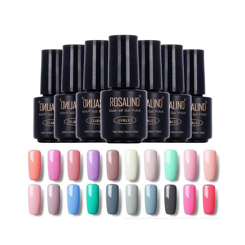 Black New Candy Color Uv Gel Nail Polish 7Ml Long Lasting Soak Off Led Lamp Brand Nails Gel Polish