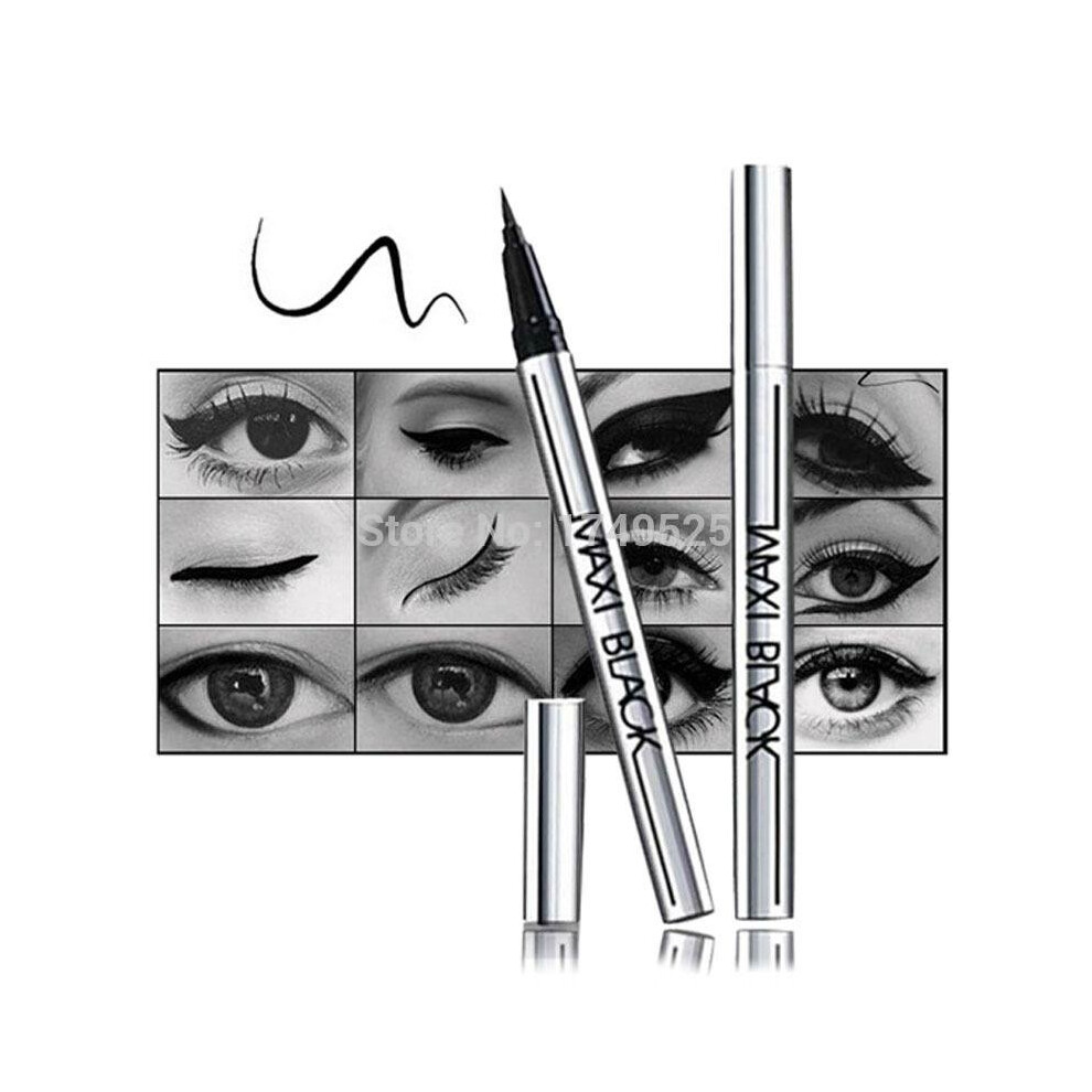 Black Liner Pencil 1 Pcs Hot Ultimate Liquid Eyeliner Long-Lasting Waterproof Eye Liner Pencil Pen Nice Makeup Cosmetic Tools