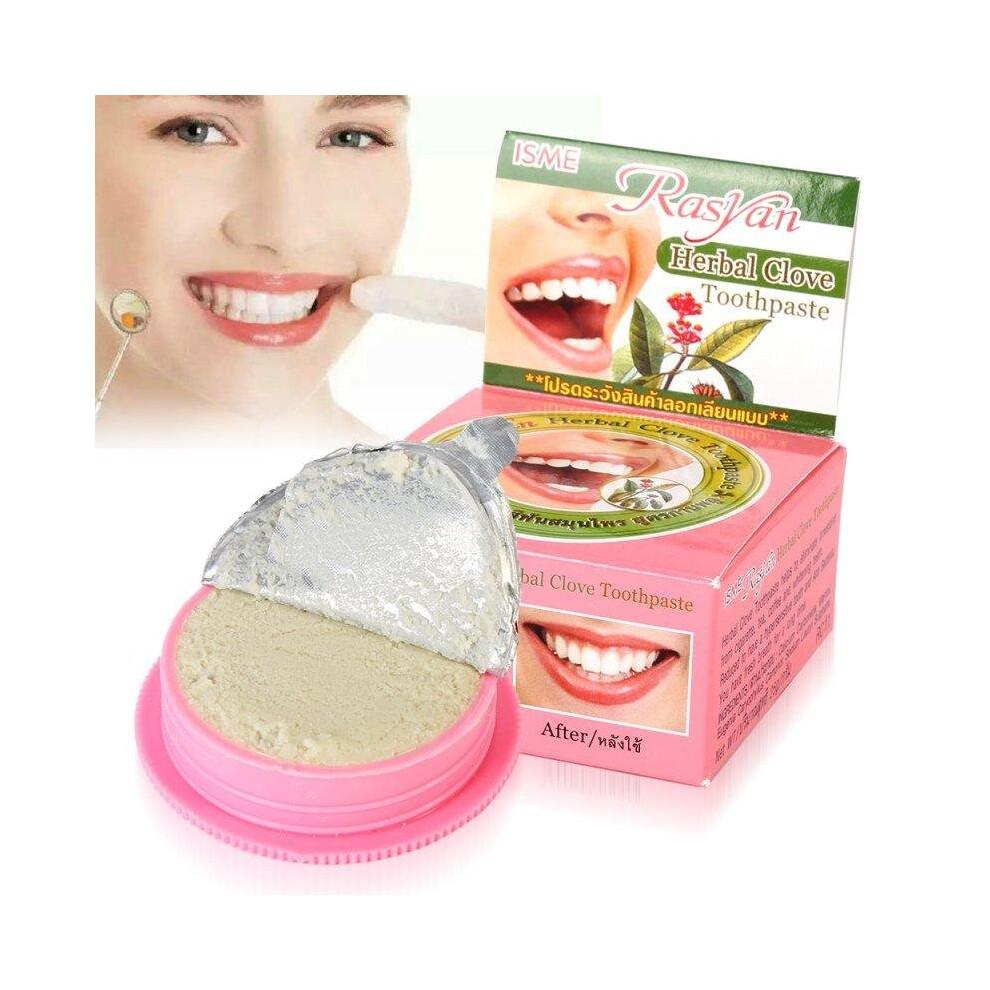 Black Amazing Herb Teeth Whitening Natural Herbal Toothpaste Thai Toothpaste Strong Formula L1
