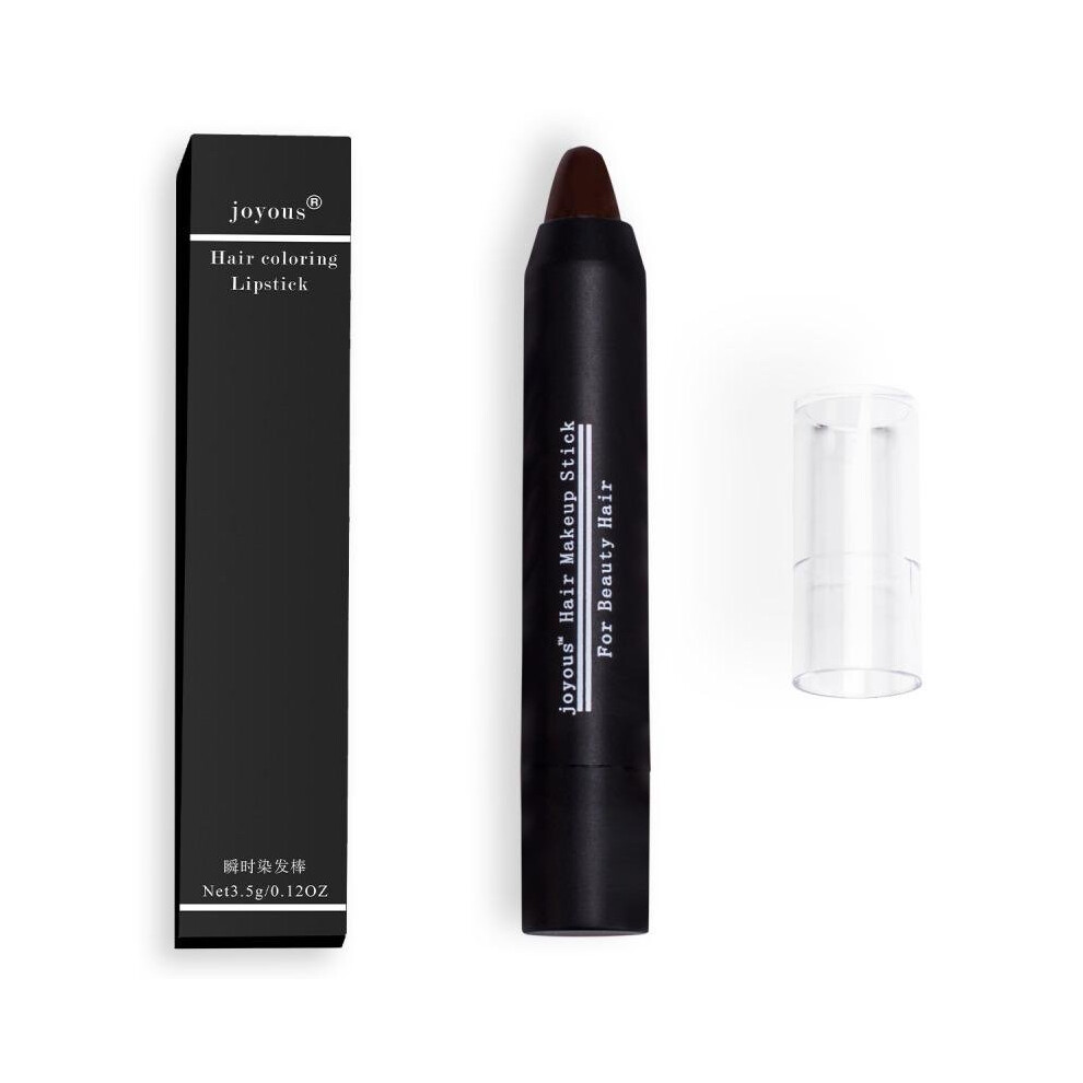 Black 5 Colors Hair Color Dye Stick Temporary Cover White Hair Non-Toxic Dye Crayon Chalk Cover Gray Root Hair Instantly