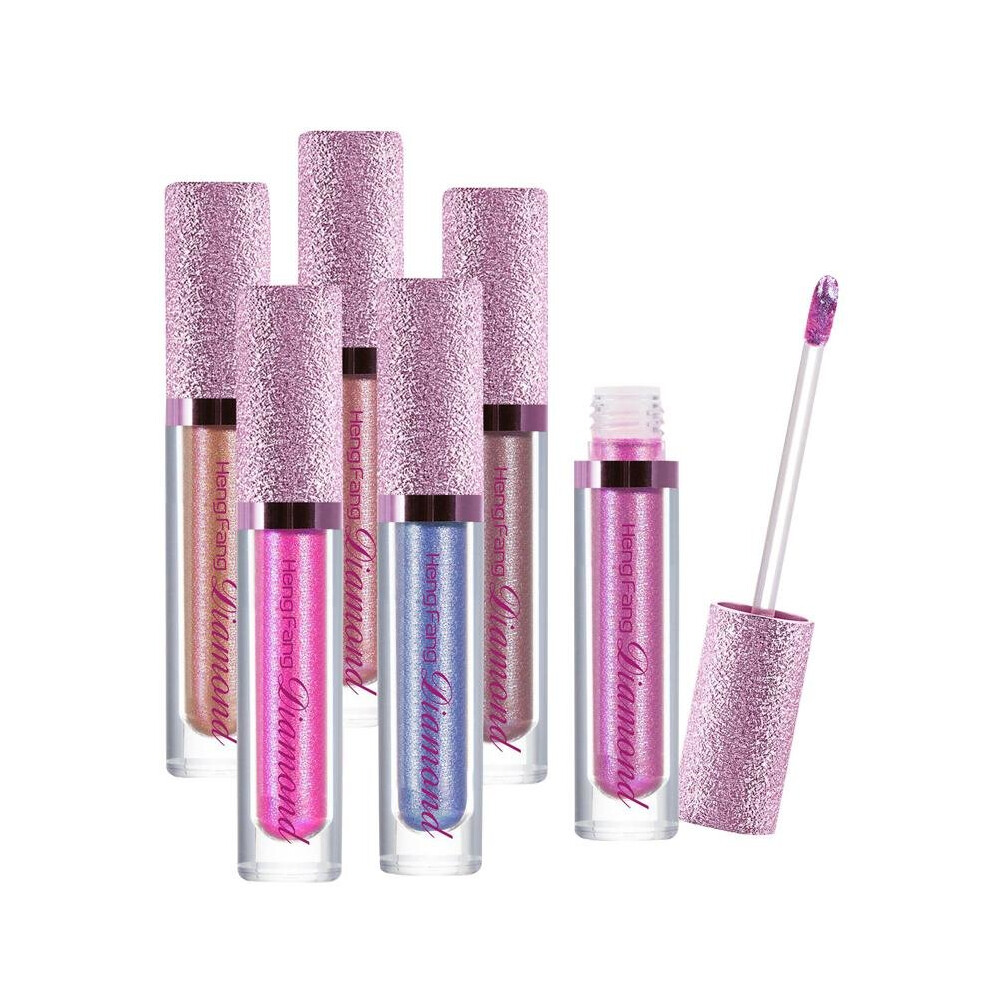 Black New Makeup Shiny Moisturizer Liquid Shimmer Lipstick Cosmetics Pigment Easy To Wear Velvet Shimmer Lip Gloss