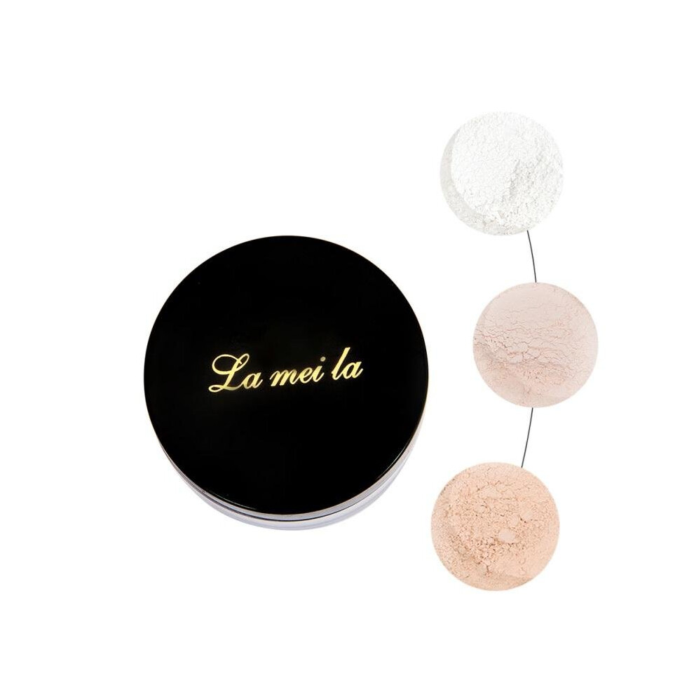 Black Light Banana Powder Makeup Long Lasting Loose Powder Waterproof Matte Setting Powder With Puff Concealer