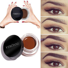 Professional Eye Brow Tint Makeup Tool Kit Waterproof High Brow 8 Color Pigment Black Brown Henna Eyebrow Gel