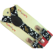 2017 Fashion Boys Girls Music Symbol Printed Braces For Kids
