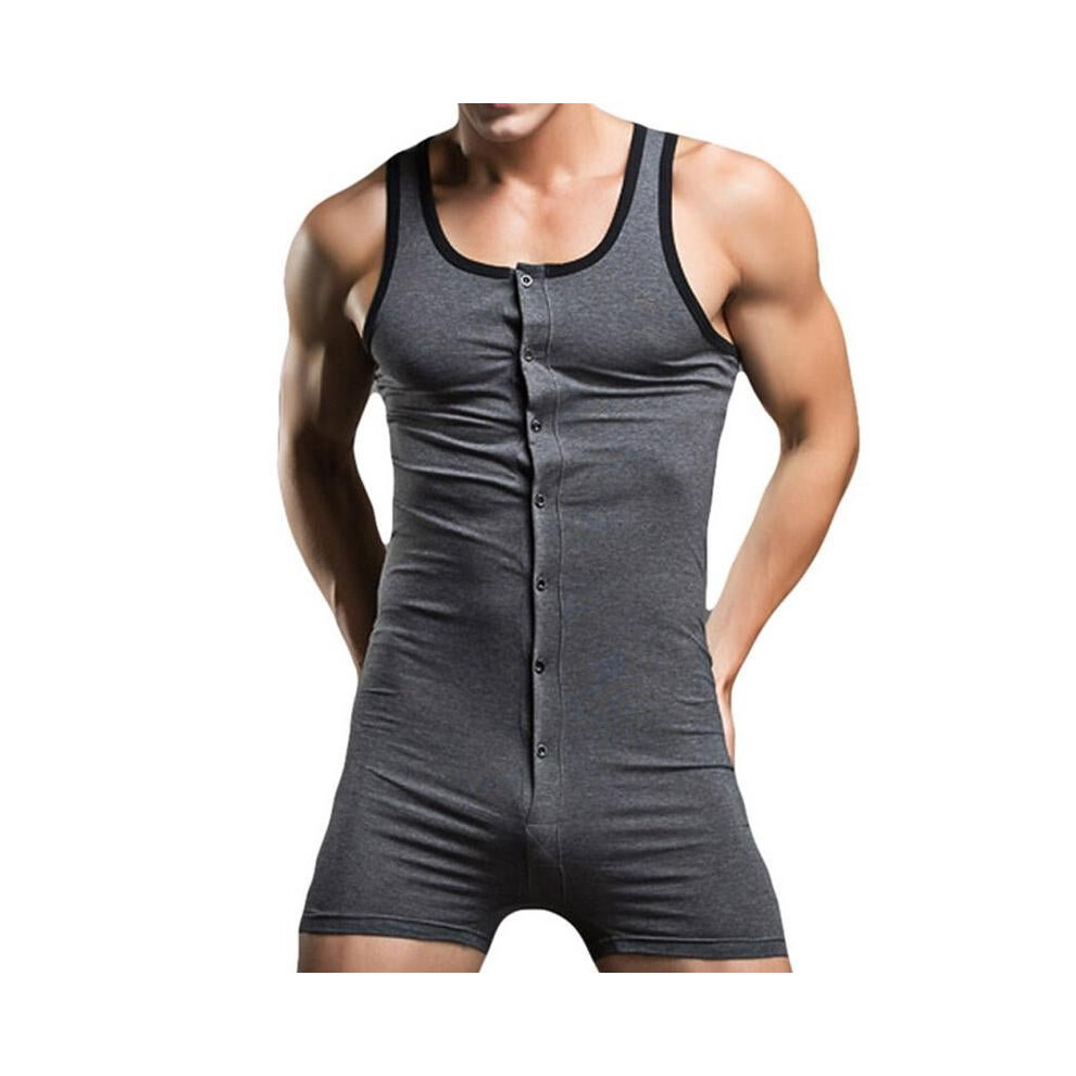 Sexy Men Bodysuit Gay Penis Pouch Man Body Suits Sexy Bodywear Mens Bodybuilding Cotton Man Tank Top Singlets Playsuit Male F2