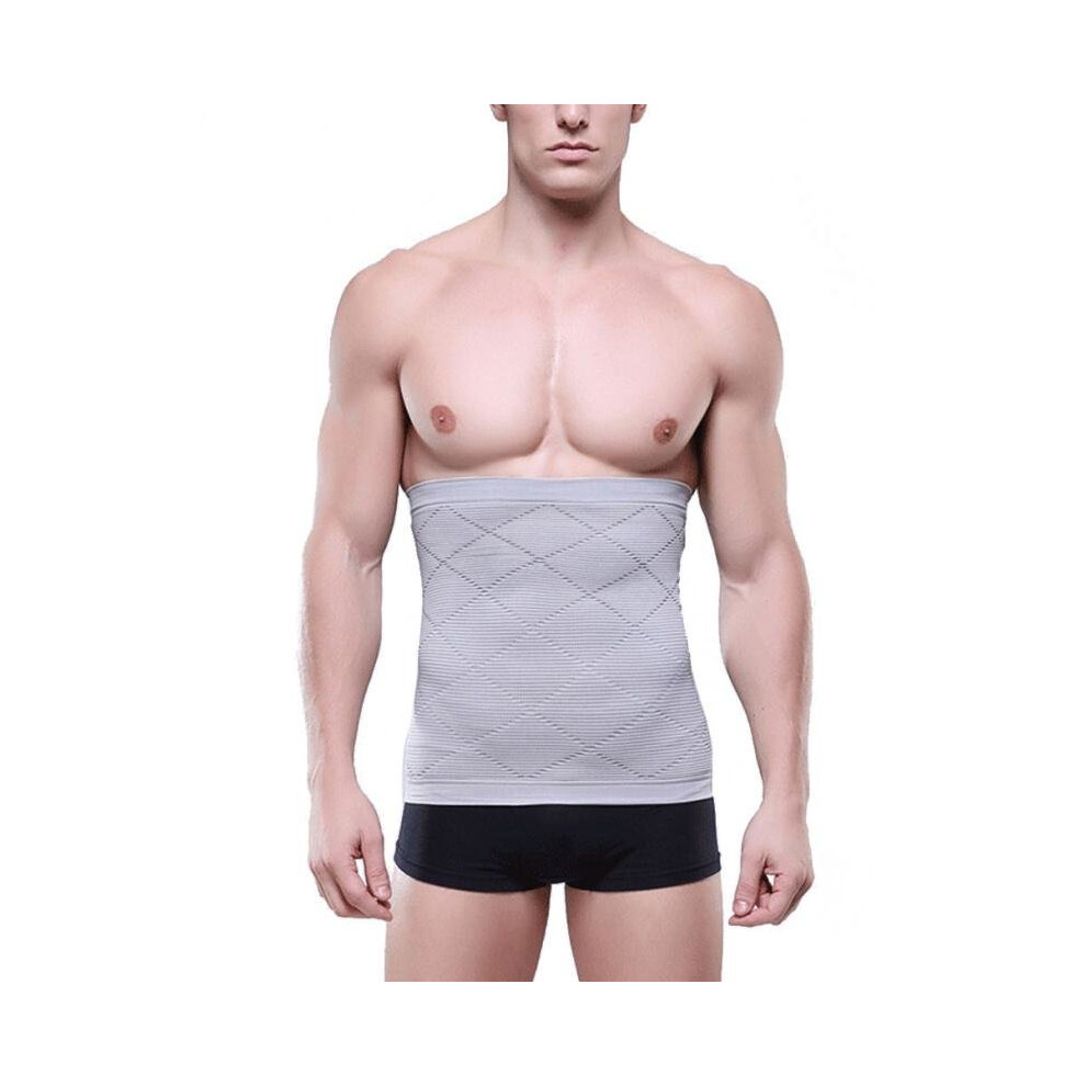 Black Men Tummy Waist Belly Fat Slimming Body Shapewear Girdle Belt Band Corset