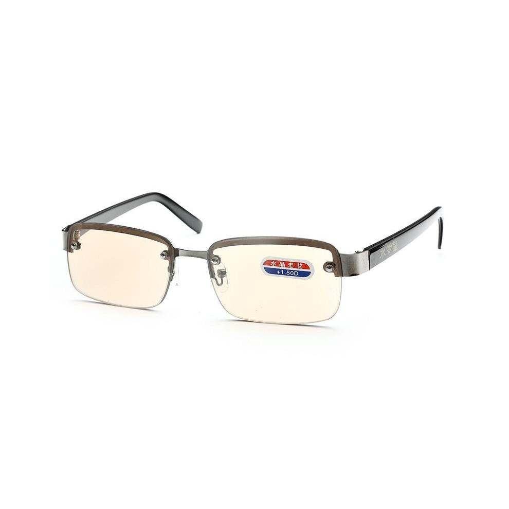Men Reading Glasses Women Metal Spectacles for Farsight Computer Glasses Sunglasses +1.0+1.5+2.0+2.5+3.0+3.5 +4.0