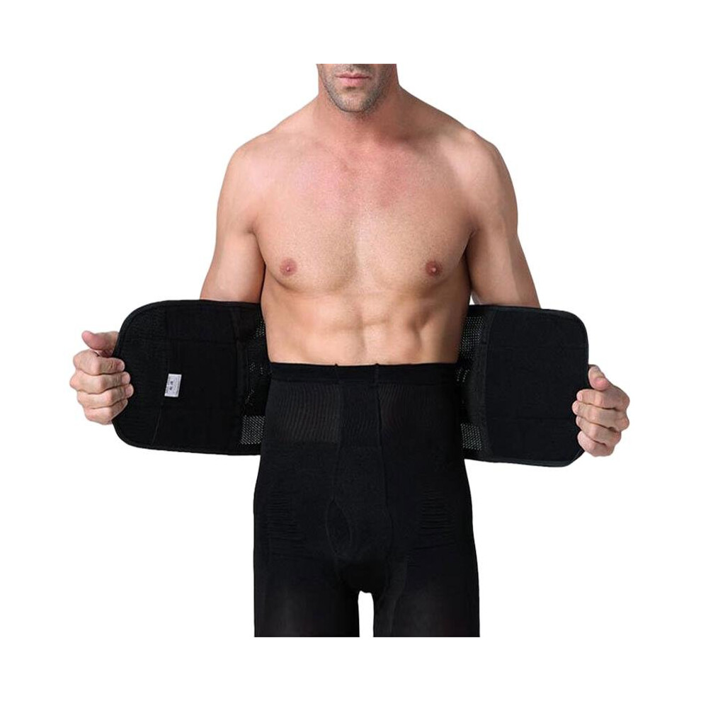 Black Health Vest Body Shaper Men Slimming Tummy Shapewear Waist Fashion Men Belly Band Corset Waist Trainer Cincher Slim Body Shaper