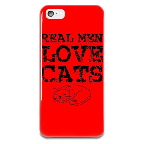 Real Men Love Cats iPhone 5-5s Plastic Case 2