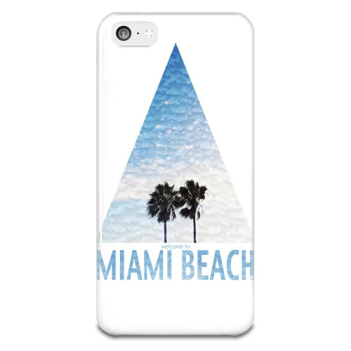 Miami Beach iPhone 5-5s Plastic Case 1