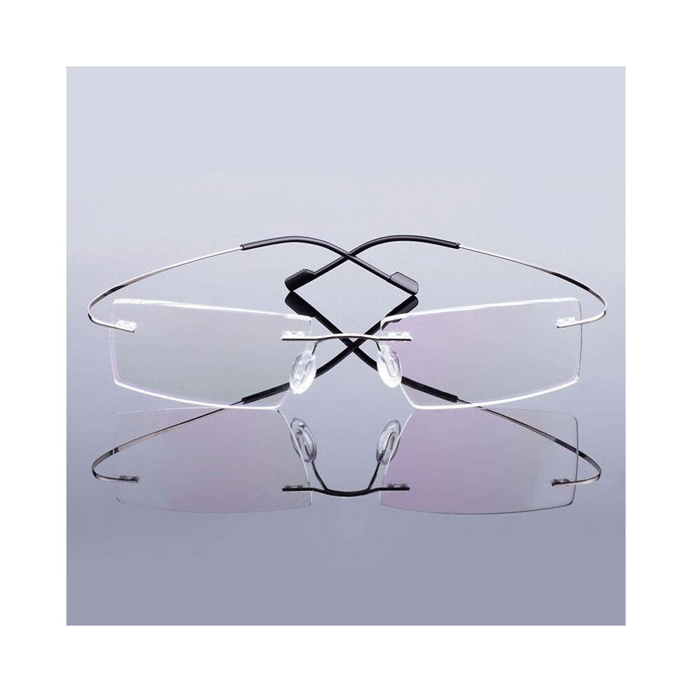 5018 Beta-Ti Designer Brand Style Flexible Memory Metal Rimless Eyeglasses Frame for oculos de grau Glasses Optical Frame