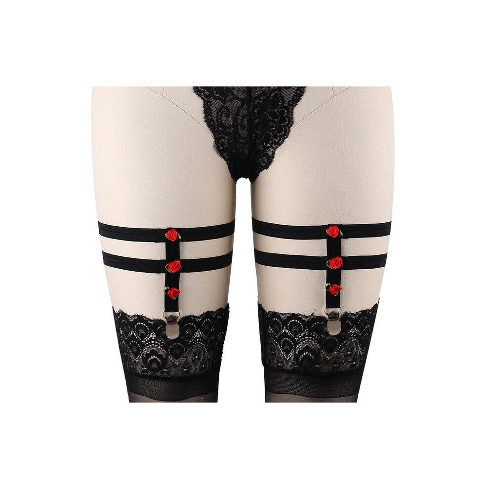 garter belt with gun holster Adjustable Buckle Leg Rings Gothic Spider Leg Garter Belt for Cosplay  Honeymoon Adjustable Faux Leather Thigh Ring with Rivet Detail Non-slip  Thigh Girdle for Seductive Look Charming Leg Garters