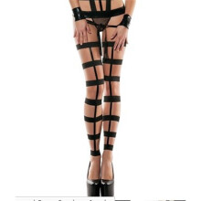 Women\'s Sexy Stockings Top Thigh-Highs Lingerie Hot Garters Belt Set Underwear Open Crotch Panties Erotic Bandage sw053