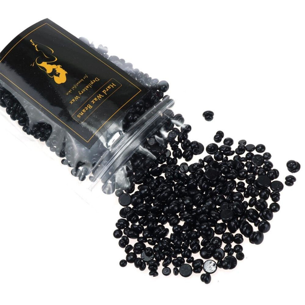 Black Depilatory Wax For Depilation Remover 100G Wax Beans Pearl Hair Removal Paper For Bikini Armpit Chamomile Tea Tree Taste