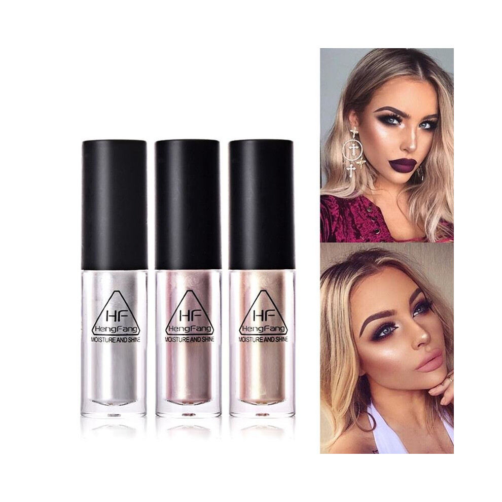 Face Highlighter Waterproof Contour Make Up Glitter Brighten Shimmer Glow Liquid Highlighters Makeup
