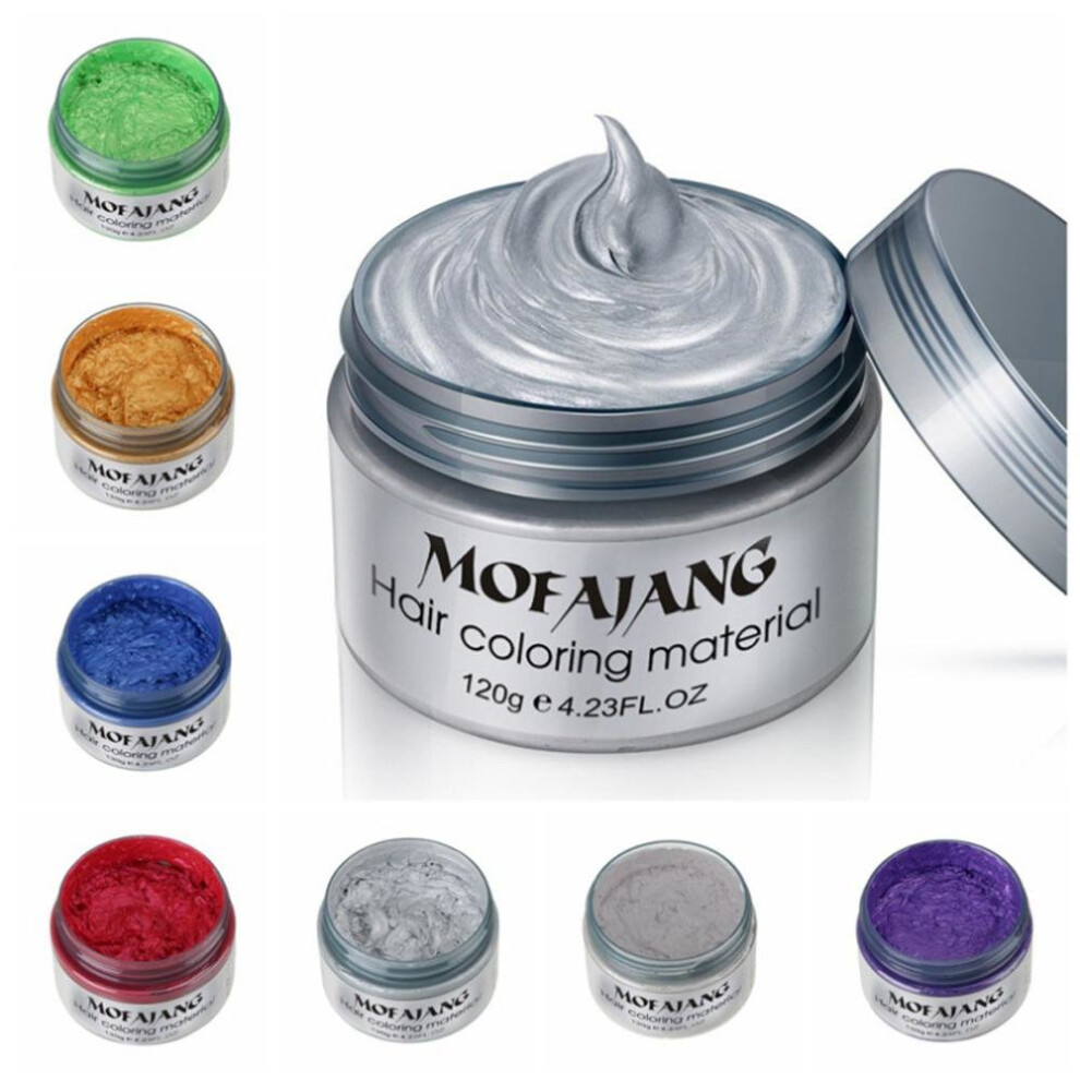 Hair Coloring Strong Styling  Hair Wax Disposable Hair Dye Mud Easy To Wash Plants Component