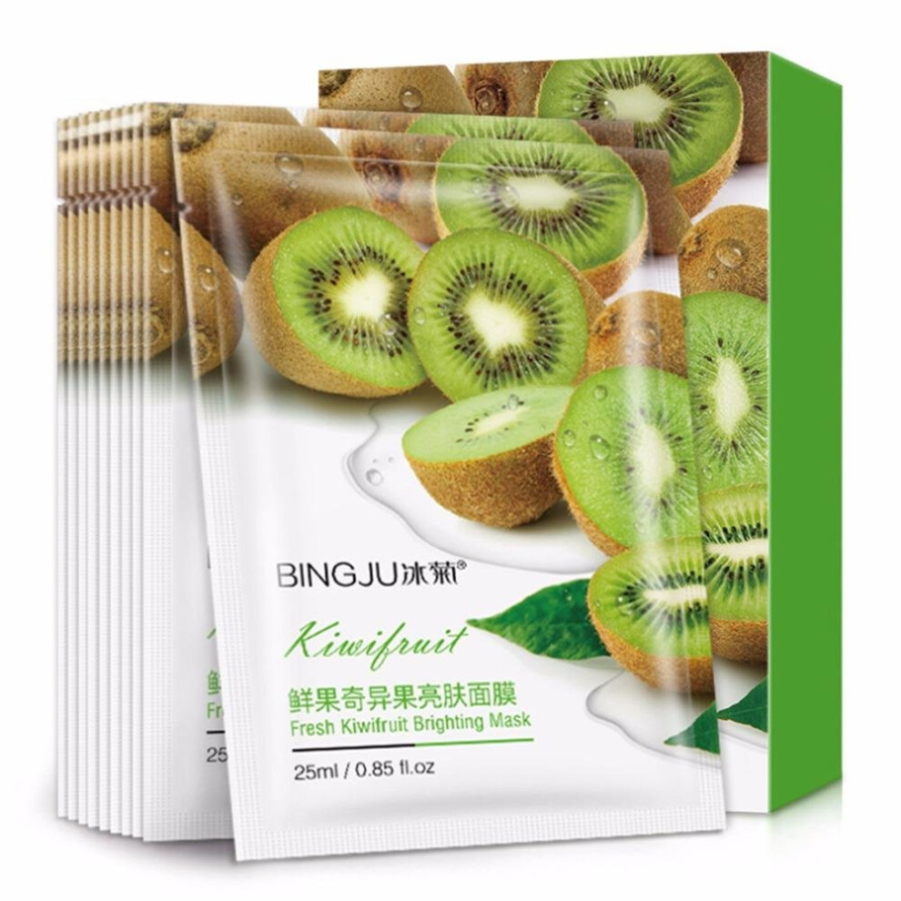 Fresh Kiwifruit Brighting Mask Smooth Moisturizing Skin Whitening Beauty Mask