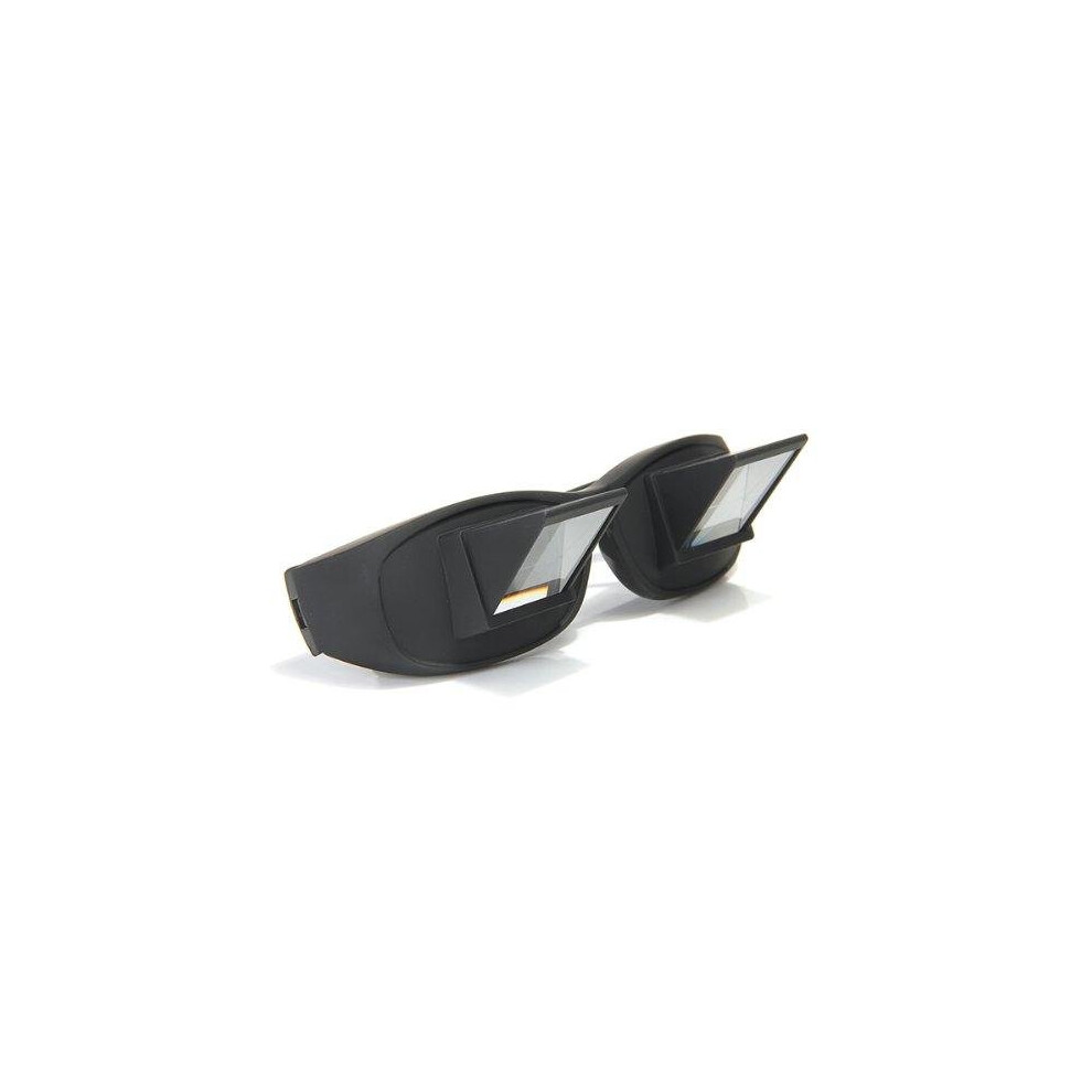 Black New Horizontal Lazy Prism Angled Glasses Lie Lying Down Reading Watch Tv