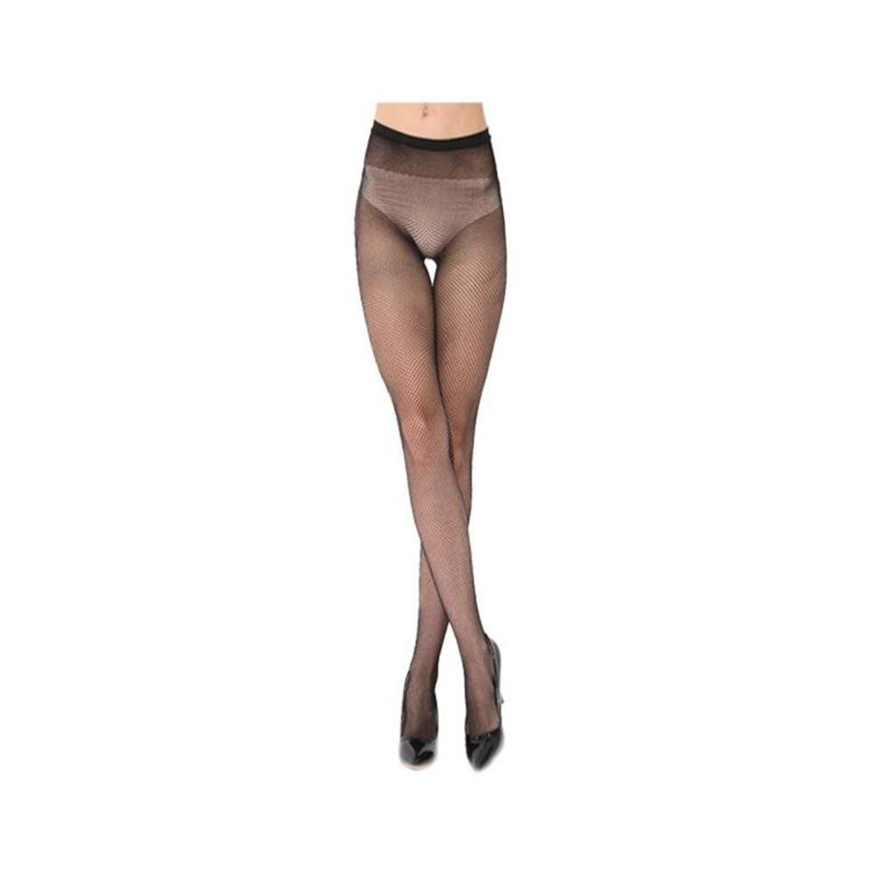 Black Sexy Womens Lingerie Nets Lace Top Garter Belt Thigh Stocking Pantyhose