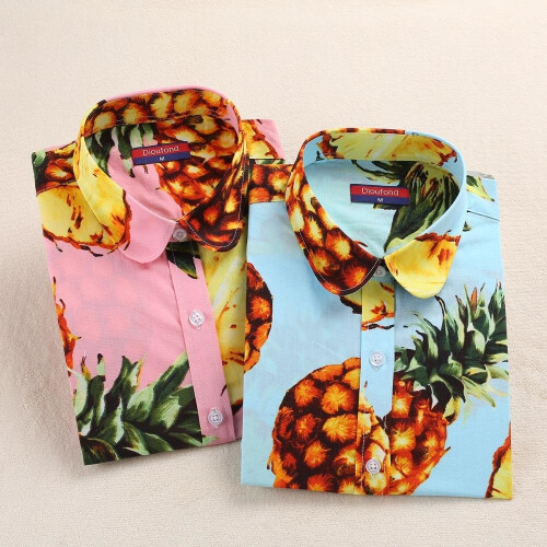 Pineapple dress shirt womens online