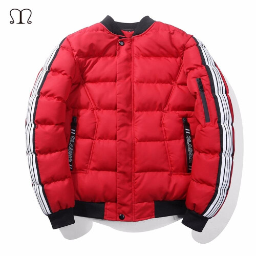 2017 Winter Warm Coats Men New Casual Thick Bomber Jacket Men Solid ...