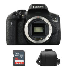 CANON EOS 750D Body + Bag+16gb SD card