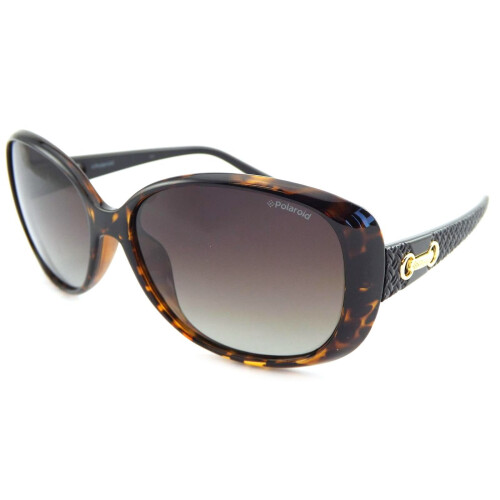 Polaroid (Brown/ Black 581) POLAROID Women's Polarized Sunglasses P8430