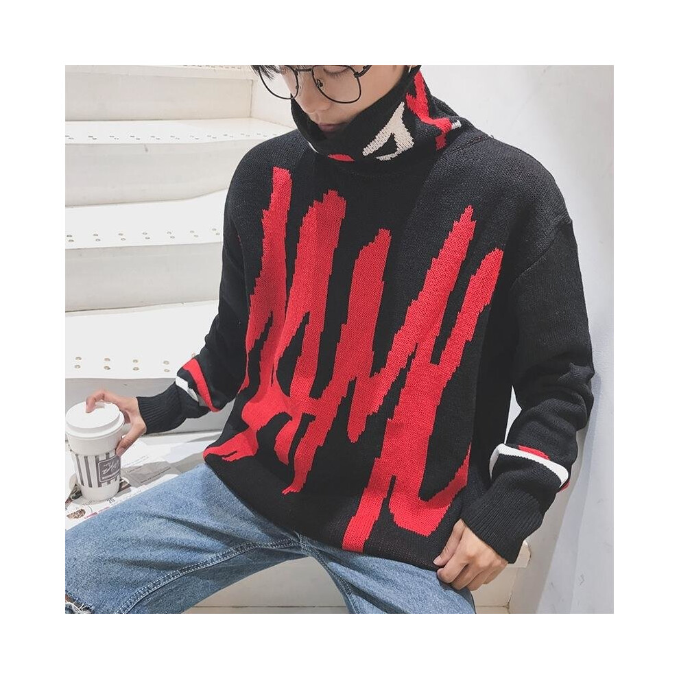 2017 Winter Casual Sweater men Print Knitting Unlined Upper Garment Coat Clothes-image-OPC-P52P7ZK-NEW