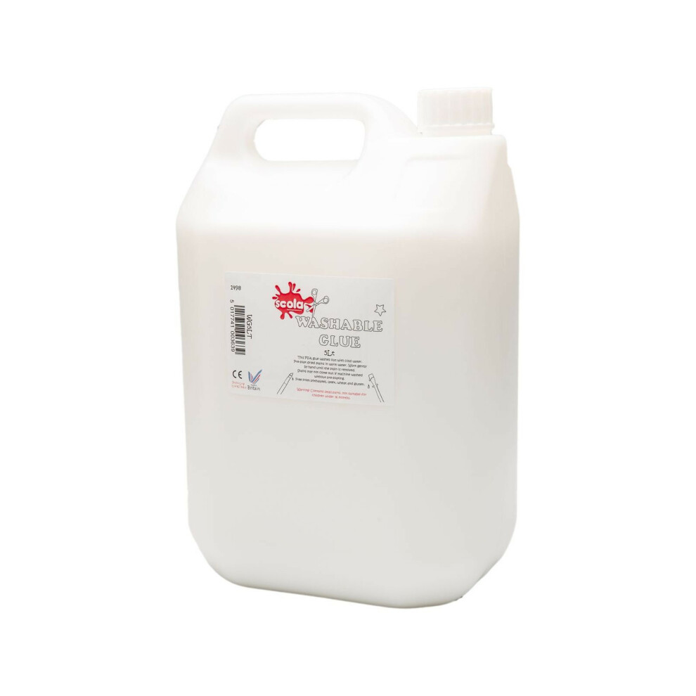 5 LITRE  SCOLA PVA MULTI-PURPOSE TUB ECO WHITE GLUE