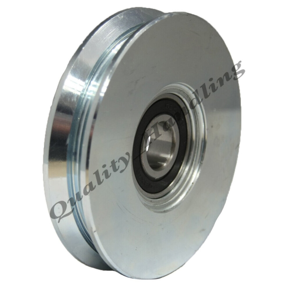 sliding gate wheel pulley wheel 100mm V groove steel wheel vee shape