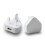 (White) Ameego UK USB Adapter Plug | UK USB Wall Charger 1