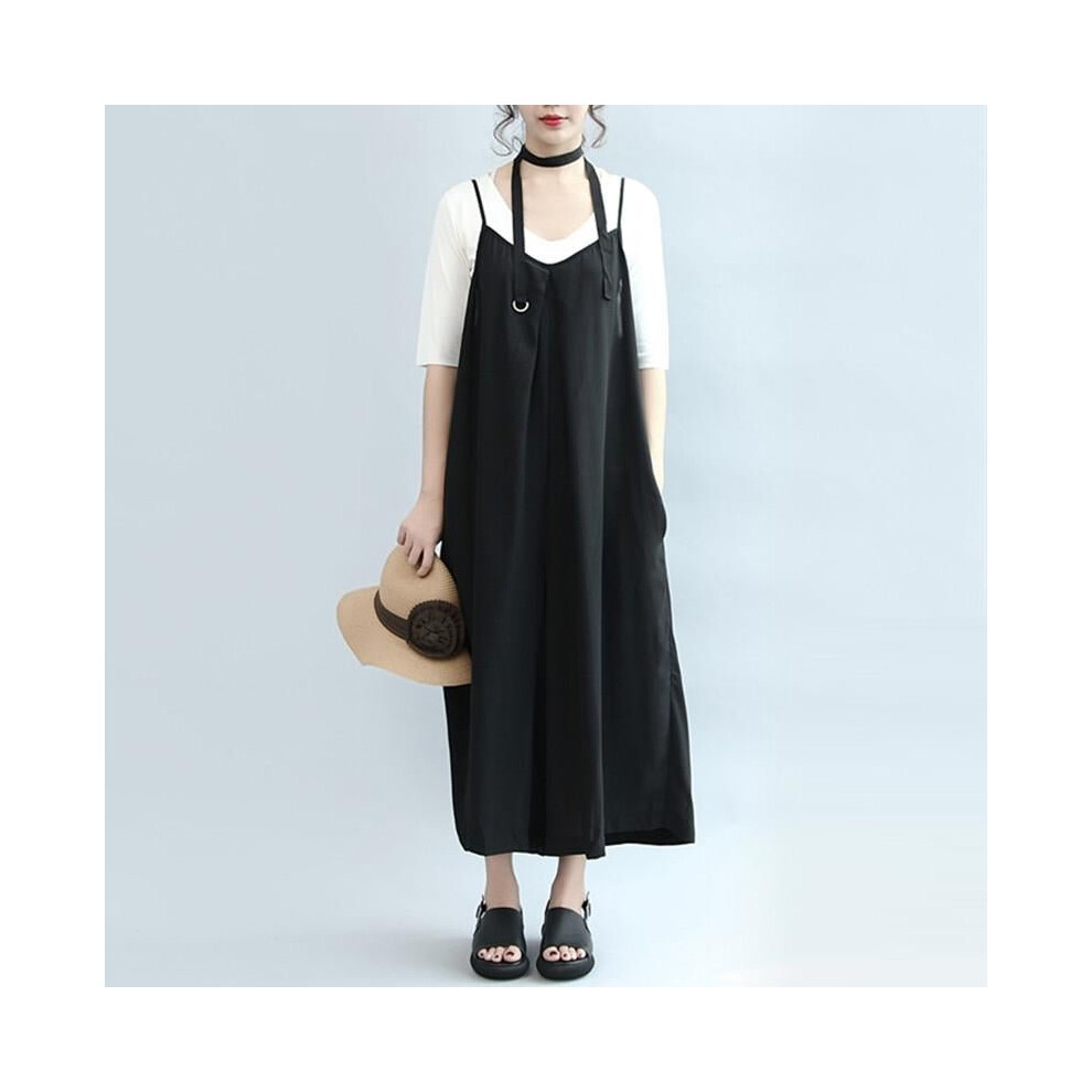2018 Summer Women Overalls Wide Leg Pants Casual Vacation Dungarees Jumpsuits Long Trousers Plus Size Rompers Streetwear S-5XL-image-OPC-P52PHQ6-NEW
