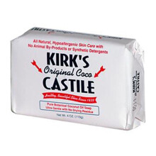 Kirk's, 100% Premium Kokosolie Zacht Castille Zeep, Oorspronkelijke Frisse Geur, 3 Stukken, 4 oz (113 g) Elke